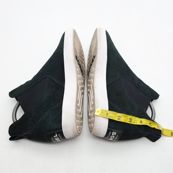 Sorel Out N About Wedge Chelsea Boots Women's Size 9 Black Suede Waterproof - Picture 7 of 9